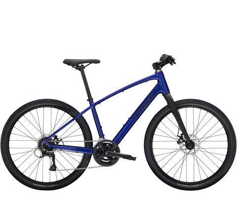 Trek Dual Sport 1 Gen 5 hybrid cykel - Hex Blue - Kibæk Cykler