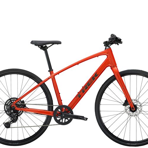 Trek FX 2 Gen 4 - let, hurtig hybrid citybike - Lava - Kibæk Cykler