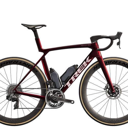 Trek Madone SLR 8 AXS Gen 8 - let aeroracer med Sram gear - Carbon Red Smok - Kibæk Cykler