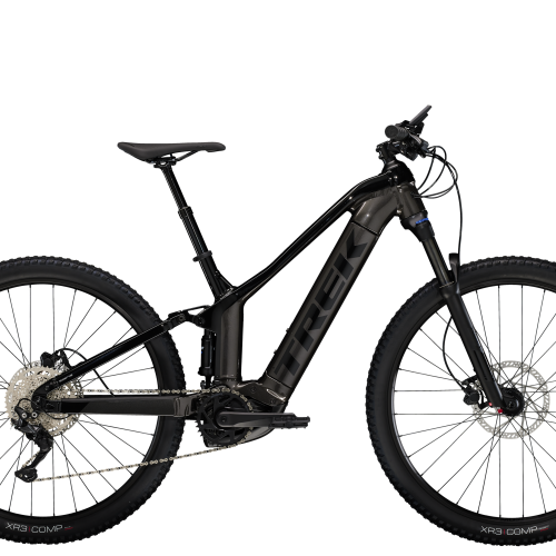 Trek Powerfly FS 4 Gen 3 full suspension elmountainbike - Matte Black /Gloss Black - Kibæk Cykler