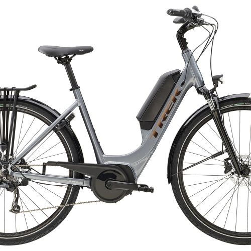 Trek Verve+ 1 Lowstep DT elcykel med Bosch motor - Kibæk Cykler