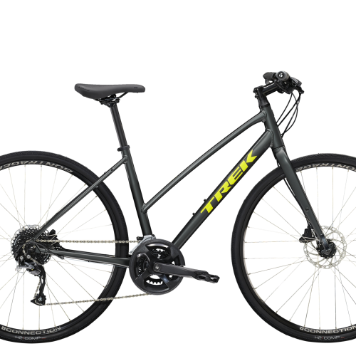 Trek FX 2 Disc Stagger - let og hurtig citybike - Kibæk Cykler