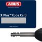 Abus XPlus™ nøgle og code card - Kibæk Cykler